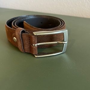 Suitsupply Rust Suede Belt